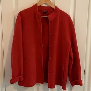 Red Eileen fisher jacket
